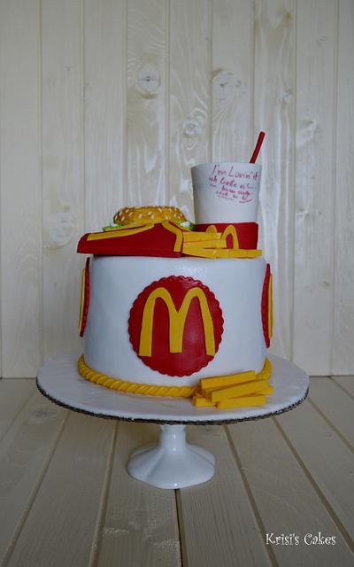 Cake Macdonalds - Cake by KRISICAKES
