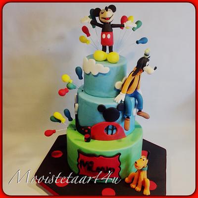 Mickey Mouse and friends cake... - Cake by Mooistetaart4u - Amanda Schreuder