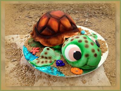 'Squirt' Turtle cake - Cake by D'lish Cupcakes -Natalie McGrane