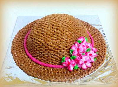 Hat cake in all buttercream! - Cake by Meenakshi S
