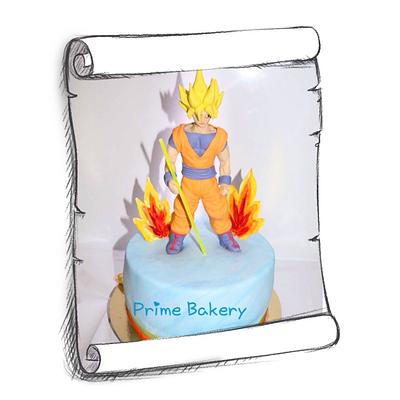 Goku cake - Cake by Prime Bakery