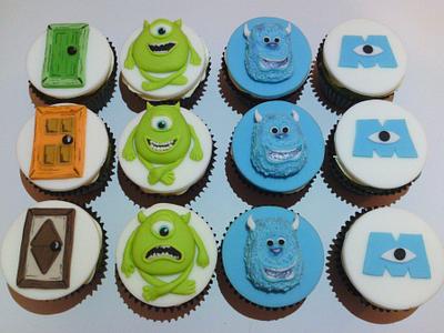 Monsters Inc Cupcakes - Cake by NooMoo