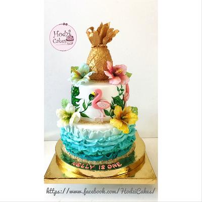 Flamingo Cake💖🌸 - Cake by Hend Taha-HODZI CAKES