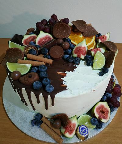 Fruit and choco - Cake by Ellyys