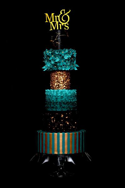 Forever and Beyond Wedding Cake! - Cake by Mad Batter by Aashna
