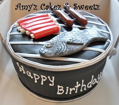 3rd BBQ cake - Cake by Amy'z Cakez & Sweetz