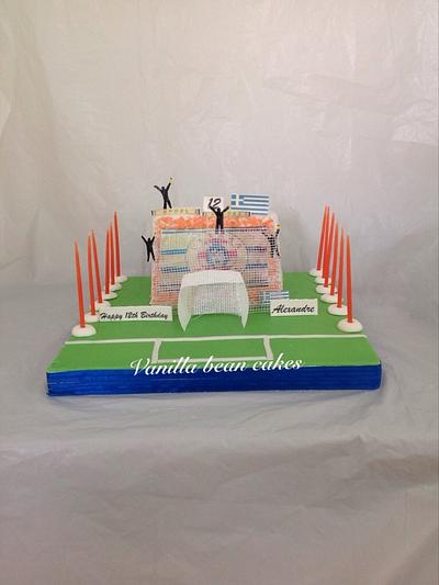 Apoel ultras cake - Cake by Vanilla bean cakes Cyprus