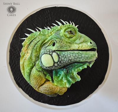 Stanley II the Iguana - Cake by Shiny Ball Cakes & Creations (Rose)