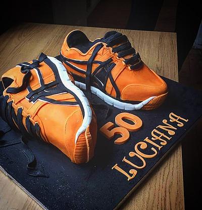 Trainer cake - Cake by Stacys cakes
