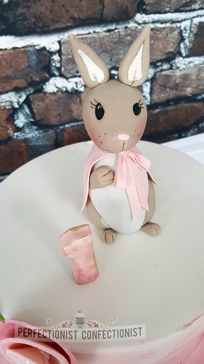 Rebecca - Bunny First Birthday Cake - Cake by Niamh Geraghty, Perfectionist Confectionist