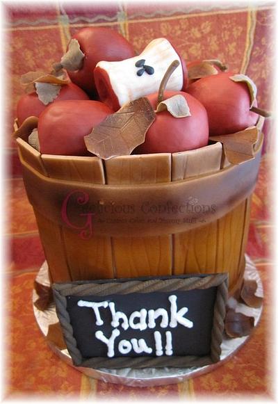 An "apple" for the Teachers - Cake by Geelicious Confections