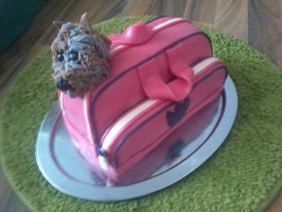 handbag with dog  - Cake by jaroslav
