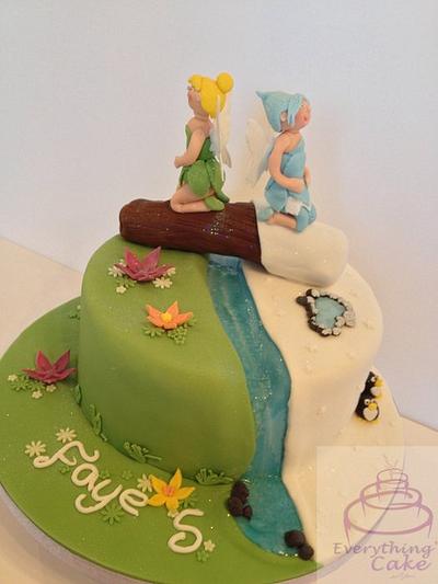 Tinkerbell and periwinkle - Cake by Everything's Cake
