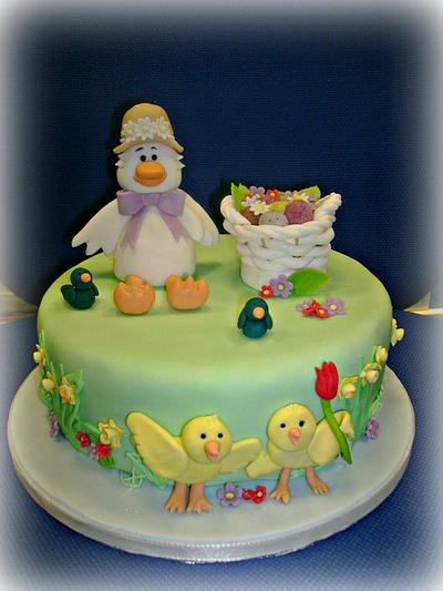 Easter chick - Cake by claire mcdonough