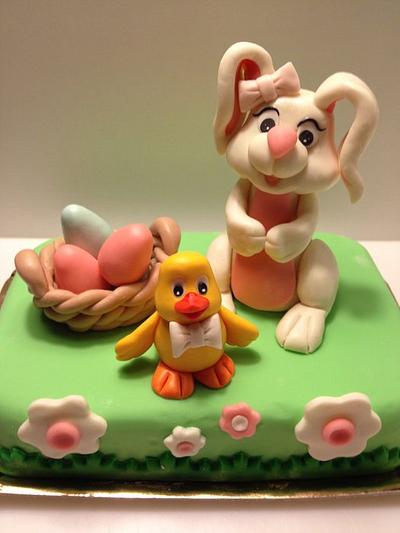 Chocolate plastic Easter! - Cake by danida