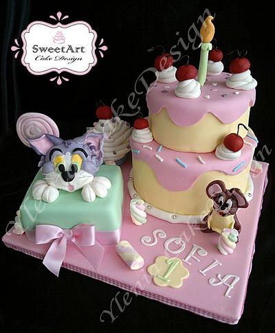 Tom & Jerry Cake - Cake by Ylenia Ionta - SweetArt Cake Design