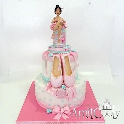 Ballet dancer and ballet slippers - Cake by Nili Limor 