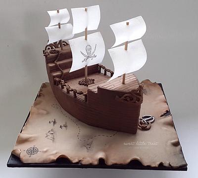 Pirate ship - Cake by Sweet Little Treat