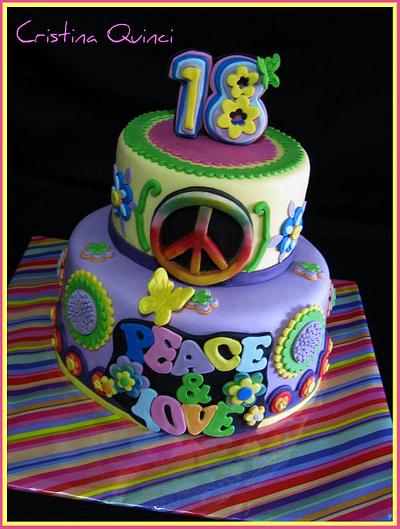 Hippy Cake - Cake by Cristina Quinci