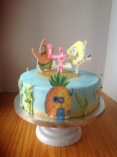 Sponge bob 2-D cake - Cake by Jennie 