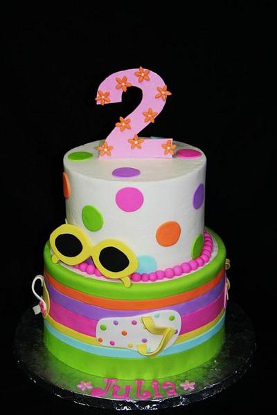 Julia's 2nd birthday - Cake by SweetdesignsbyJesica
