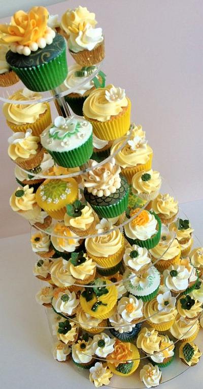 Cupcake Tower - Cake by prettypetal