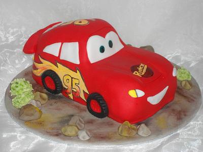 Lightning McQueen - Cake by Mandy