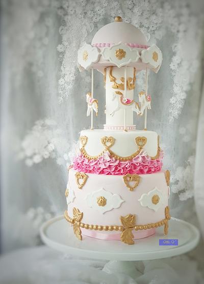 Carousel Cake  - Cake by Ms. V