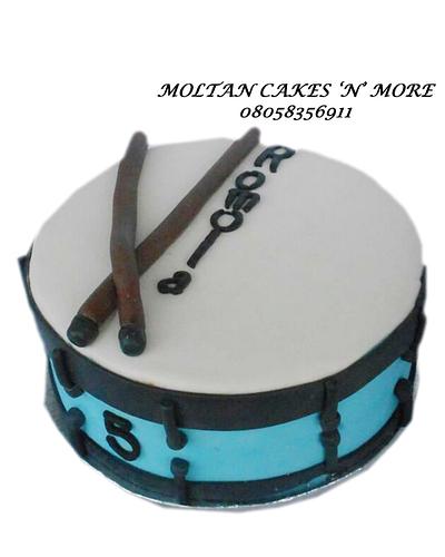 Drum Cake - Cake by Moltan Cakes 'N' More