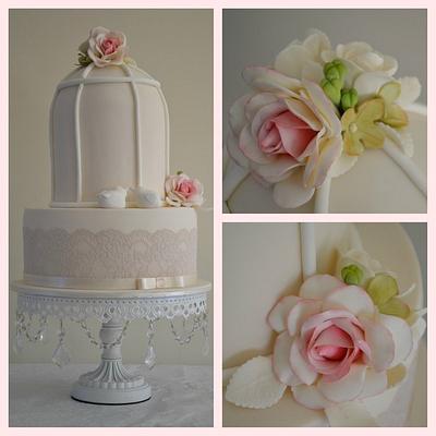 birdcage wedding - Cake by candyscakes