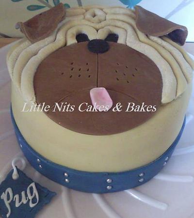 Mr Pug - Cake by Anita's Cakes & Bakes