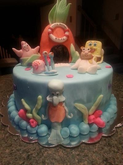 Spongebob Cake - Cake by Patty's Cake Designs