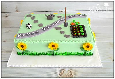 Gardening cake - Cake by bluebellcakes
