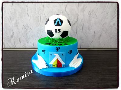 Football cake - Cake by Kamira