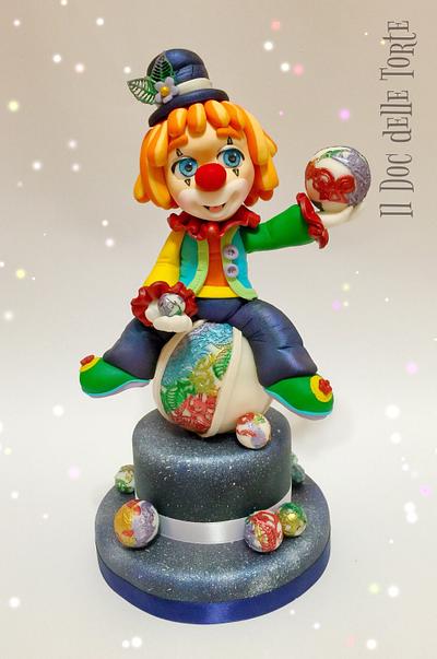 Rainbow Clown - Cake by Davide Minetti