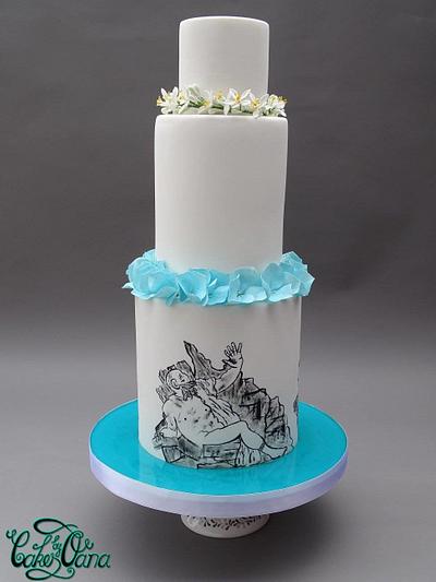 Bernini inspired Wedding cake - Cake by cakesbyoana