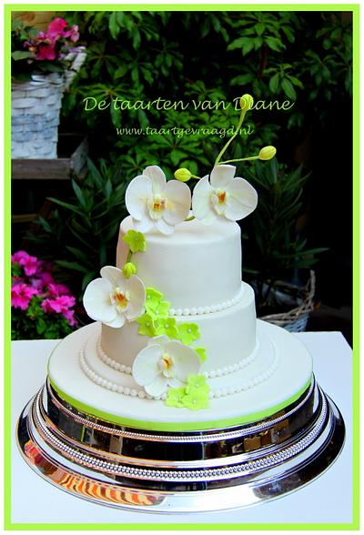 White orchids - Cake by Diane75
