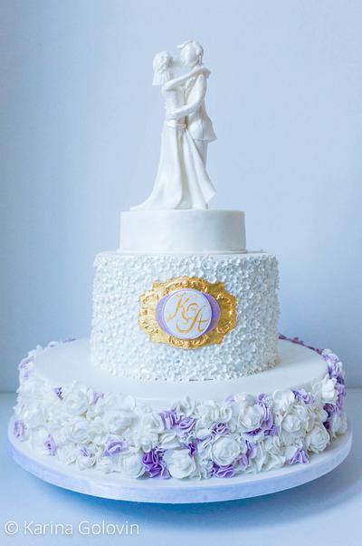 White wedding cake - Cake by Karina Golovin