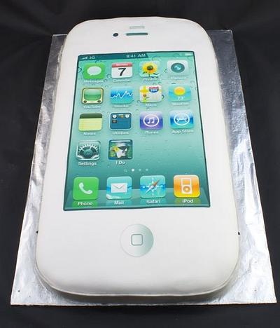 iPhone Groom's Cake - Cake by Jenn