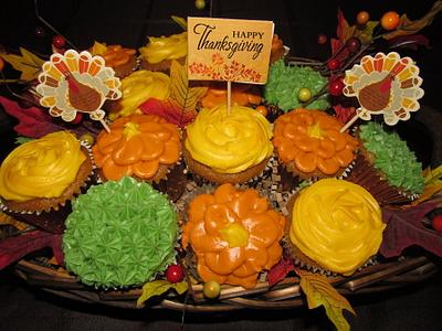 Thanksgiving Cupcakes - Cake by Ellie1985