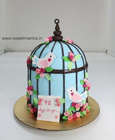 Bird Cage cake - Cake by Sweet Mantra Homemade Customized Cakes Pune