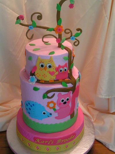 "Happi Tree" baby shower - Cake by Cake Creations by Christy