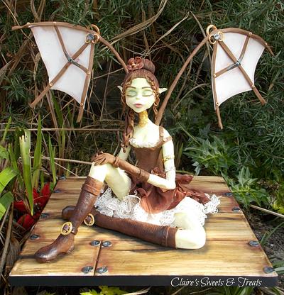 Steampunk fairy - Cake by clairessweets
