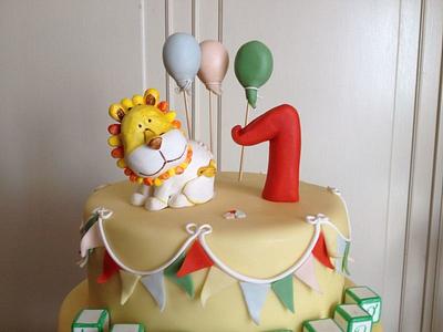 baby lion - Cake by Estasi Culinarie