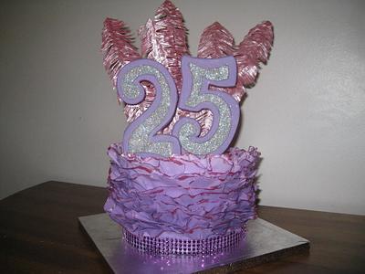 purple ombre cake - Cake by Bespoke Cakes