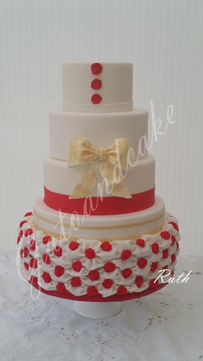 Love is red! - Cake by Ruth - Gatoandcake