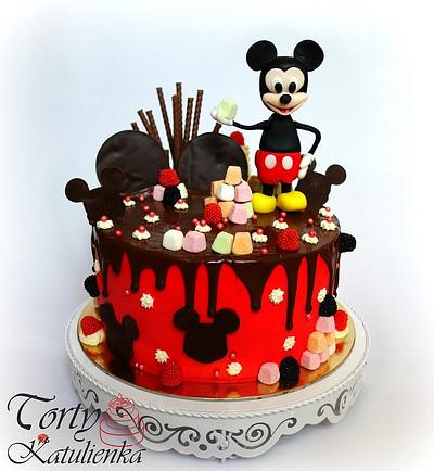 Mickey Mouse Drip Cake - Cake by Torty Katulienka