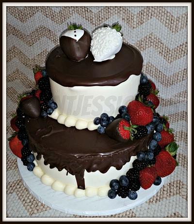Chocolate strawberries - Cake by Jessica Chase Avila