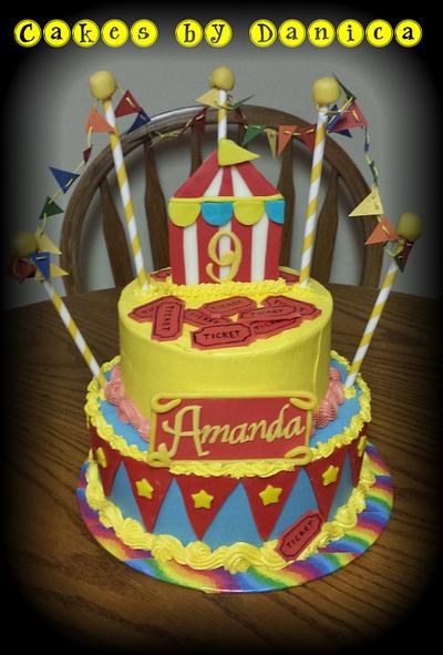 Carnival Cake - Cake by Chittenango Cakes