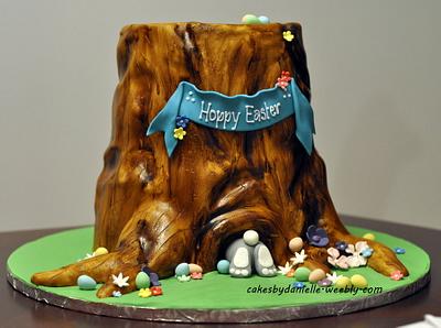 Easter Bunny's Stump - Cake by CBD